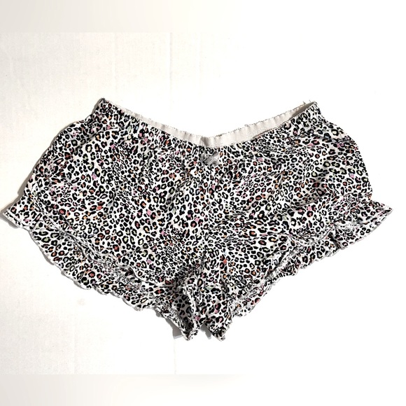 VS  Victoria’s Secret  Colorful Animal Print, Ruffle Edge  Sleep Shorts - Picture 2 of 11